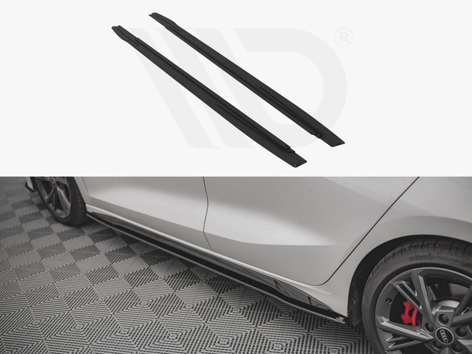 MAXTON DESIGN Street PRO Side Skirts Diffusers Audi S3 / A3 S-Line 8Y