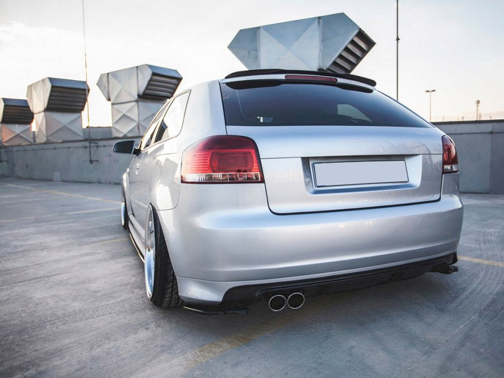 Maxton Design Rear Side Splitters Audi S3 8P / S3 8P FL - Carbon Look - AU-S3-2-RSD1C - Image 2