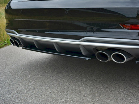 Maxton Design Central Rear Splitter Audi S3 8V FL Sedan (2017-) - AU-S3-3F-S-RD1G - Image 3