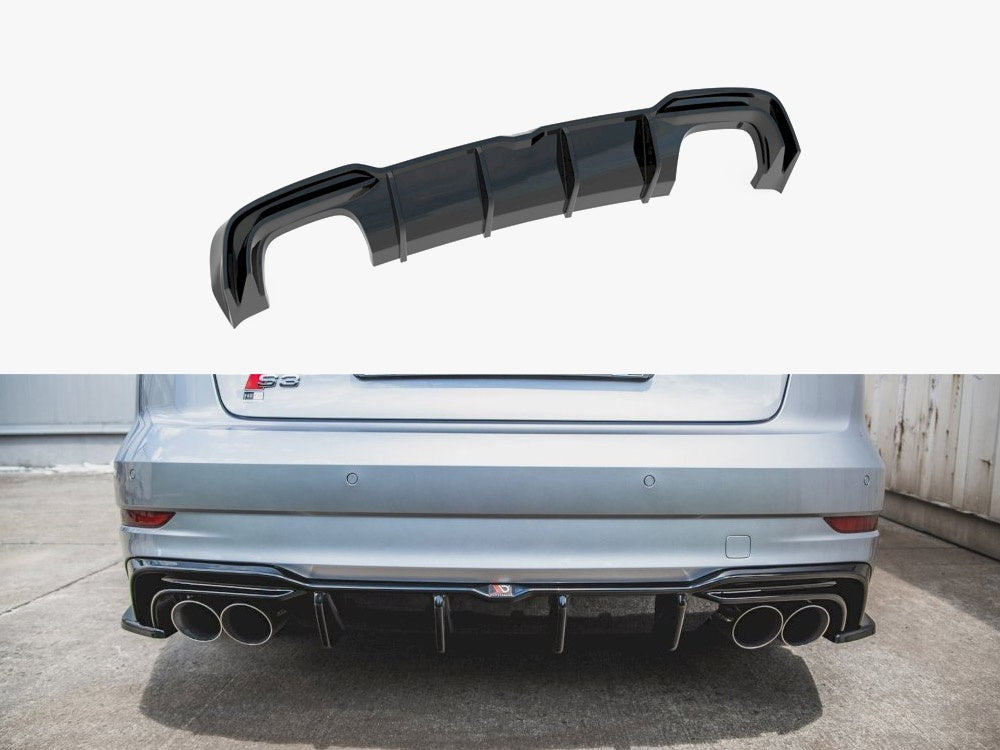 Maxton Design Rear Valance Audi S3 Sedan 8V Facelift (2016-2020) - AU-S3-3F-S-RS1G - Image 1