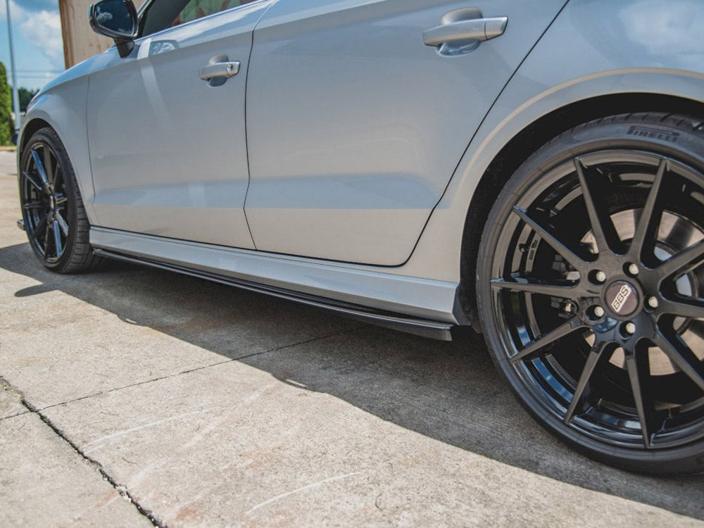 Maxton Design Side Skirts Diffusers V.2 Audi S3 Sedan 8V Facelift (2016-2020) - AU-S3-3F-S-SD2G - Image 3