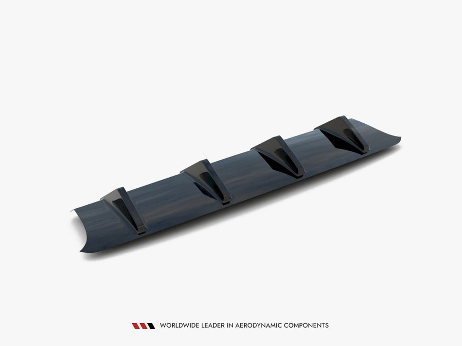 Maxton Design Rear Valance Audi S3 8V FL Hatchback - Carbon Look - AU-S3-3F-RS1C - Image 1