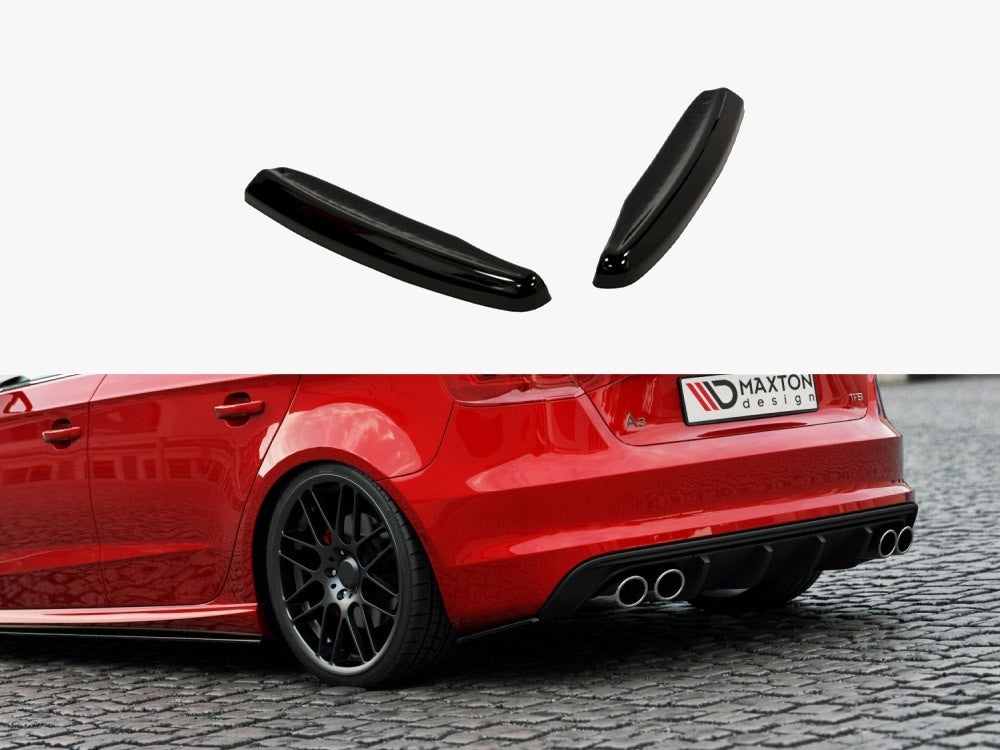 Maxton Design Rear Side Splitters Audi S3 / A3 S-Line 8V Hatchback / Sportback - AU-S3-3-RSD1G - Image 1