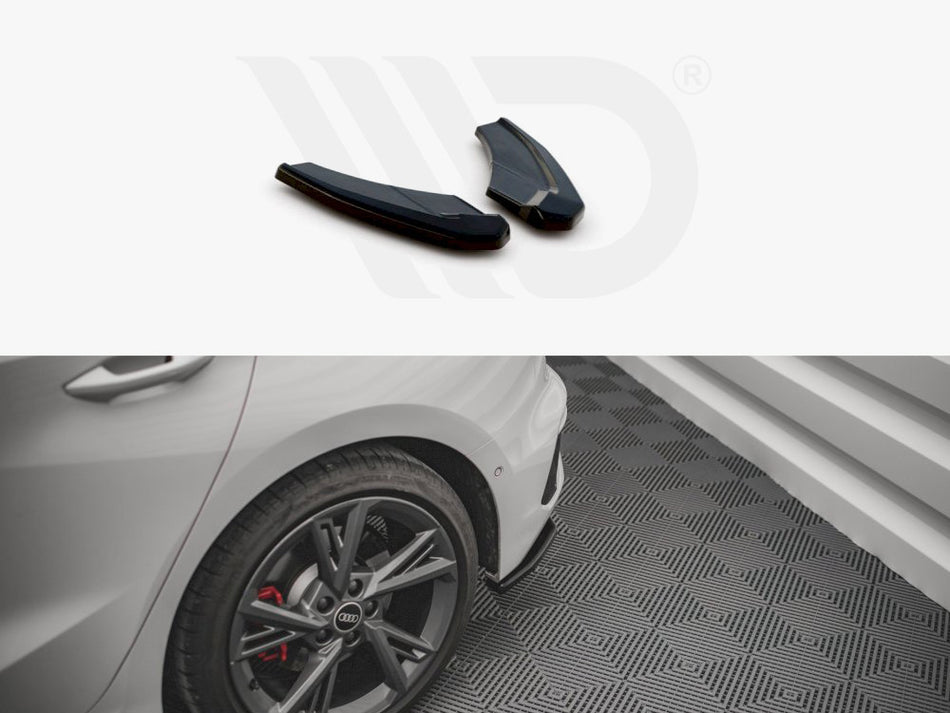 MAXTON DESIGN Rear Side Splitters V.1 Audi S3 Sportback 8Y