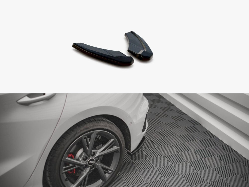 Maxton Design Rear Side Splitters V.1 Audi S3 Sportback 8Y - AU-A3-8Y-SLINE-RSD1G - Image 1