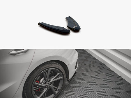 Maxton Design Rear Side Splitters V.1 Audi S3 Sportback 8Y - AU-A3-8Y-SLINE-RSD1G - Image 1