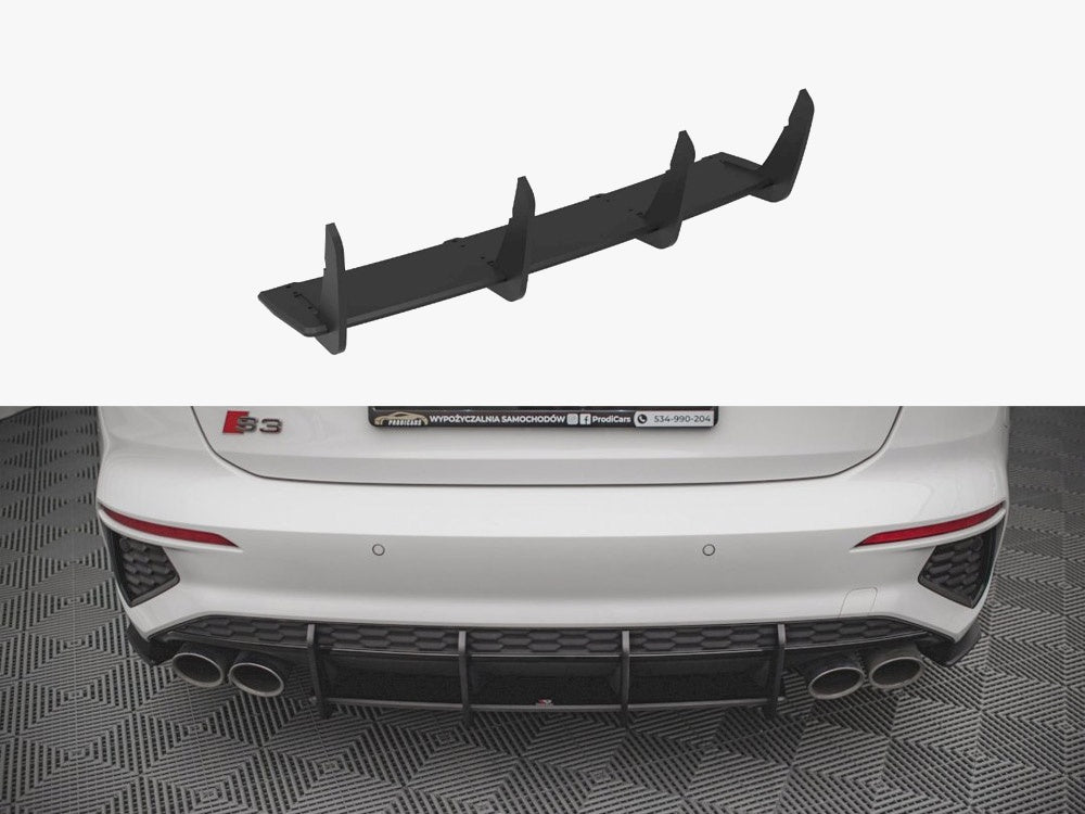 Maxton Design Street PRO Rear Diffuser Audi S3 Sportback 8Y - AUS38YCNC-RS1B - Image 1