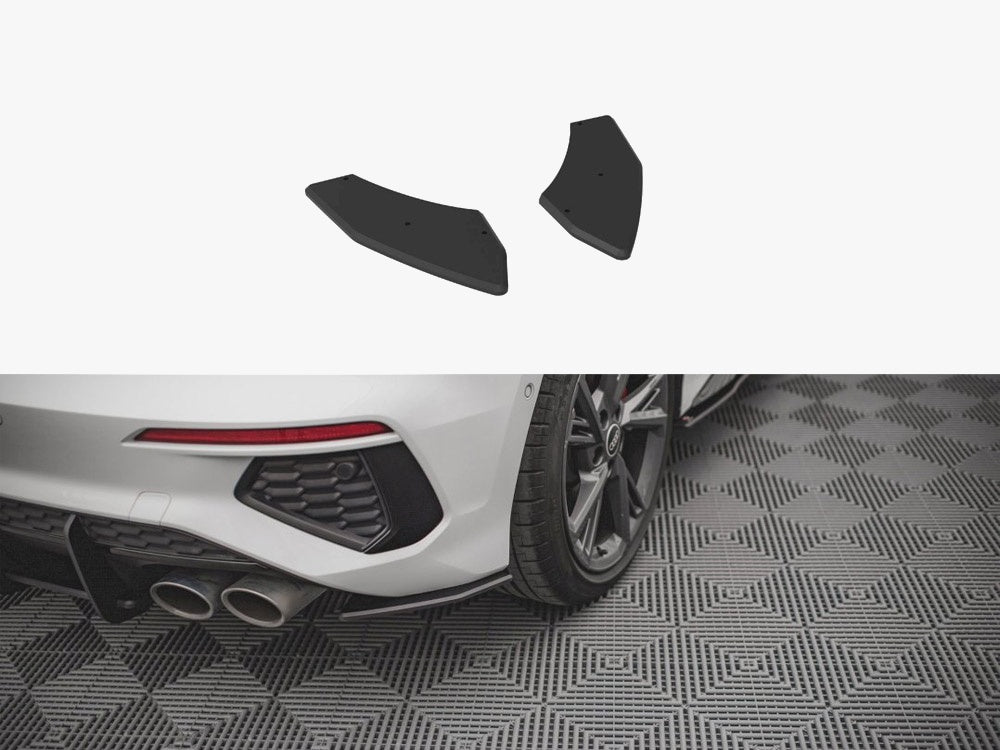 Maxton Design Street PRO Rear Side Splitters Audi S3 Sportback 8Y - AUS38YCNC-RSD1B - Image 1