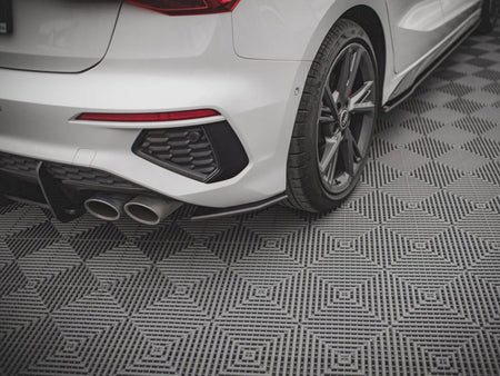 Maxton Design Street PRO Rear Side Splitters Audi S3 Sportback 8Y - AUS38YCNC-RSD1B - Image 3