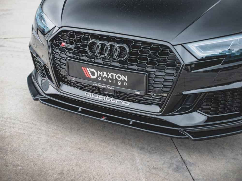 Maxton Design Front Splitter V.4 Audi RS3 8V Facelift (2017-) - AU-RS3-8VF-FD4G - Image 3