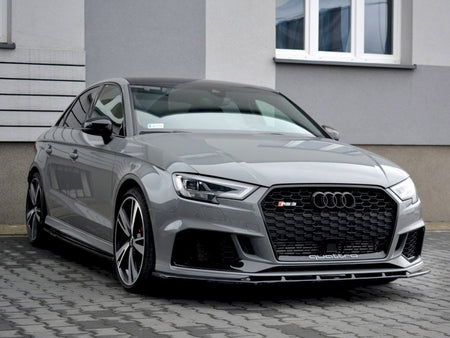 Maxton Design Front Splitter V.1 Audi RS3 8V Facelift Sedan - AU-RS3-8VF-S-FD1G - Image 2