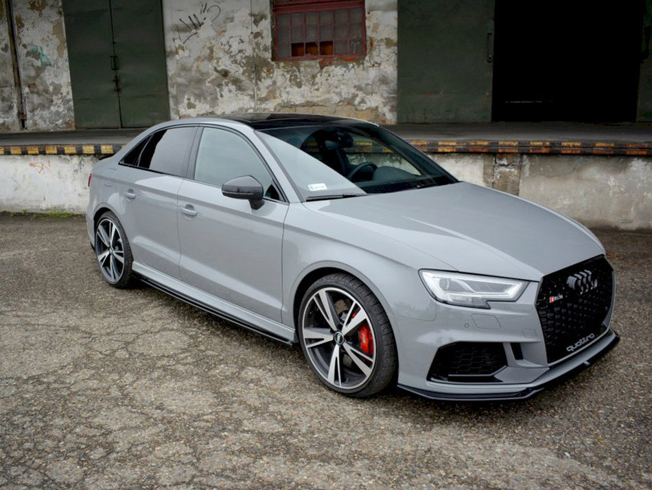 Maxton Design Side Skirts Diffusers Audi RS3 8V Facelift Sedan (2017-20) - AU-RS3-8VF-S-SD1G - Image 2
