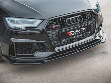 Maxton Design Front Splitter V.3 Audi RS3 8V Facelift (2017-UP) - AU-RS3-8VF-FD3G - Image 3