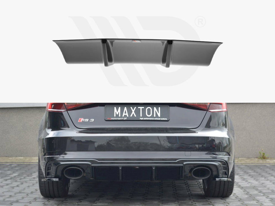 MAXTON DESIGN Rear Valance Audi RS3 8V FL Sportback - Textured