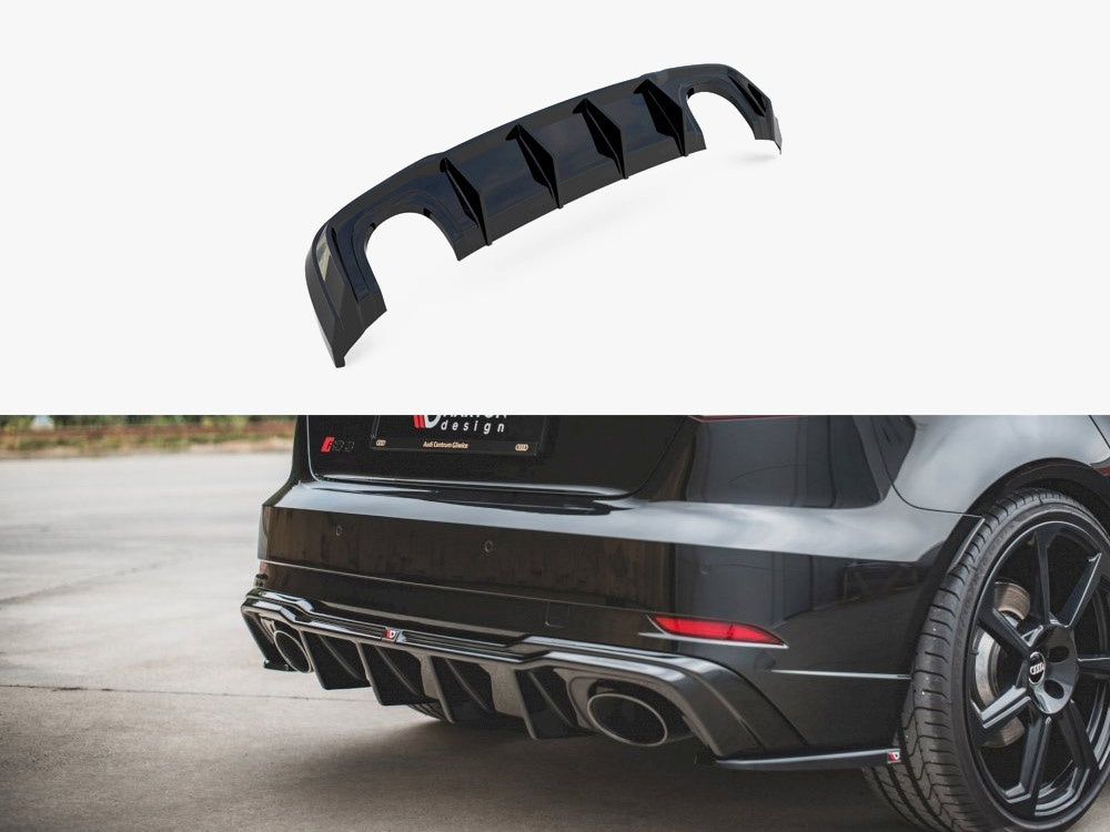 Maxton Design Rear Valance V.2 Audi RS3 8V Sportback Facelift - AU-RS3-8VF-RS2GO_O - Image 1