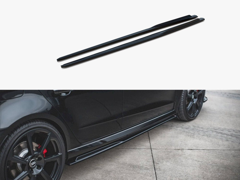 Maxton Design Side Skirts Diffusers V.2 Audi RS3 8V Sportback Facelift (2017-UP) - AU-RS3-8VF-SD2G - Image 1