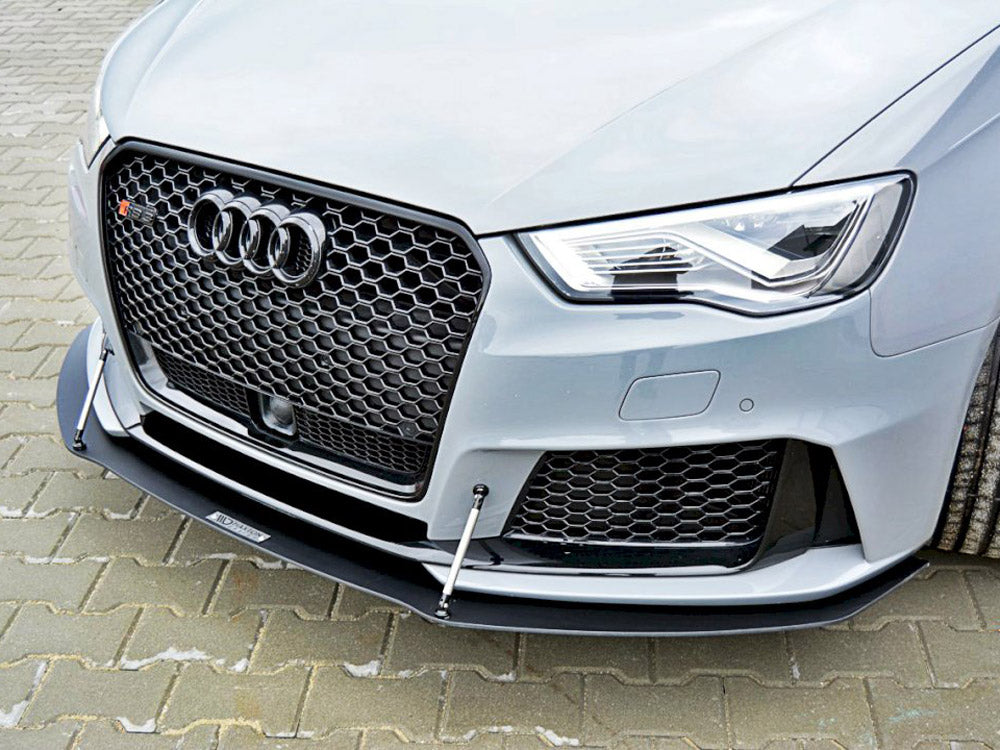 Maxton Design Front Racing Splitter Audi RS3 8VA Sportback Pre-facelift (2015-2016) - AU-RS3-8V-CNC-FD1A - Image 3