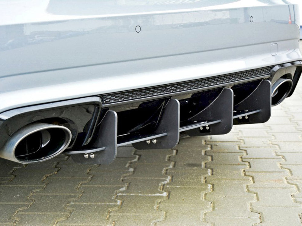 Maxton Design Rear Diffuser Audi RS3 8VA Sportback Pre-facelift (2015-2016) - AU-RS3-8V-CNC-RS1A - Image 3