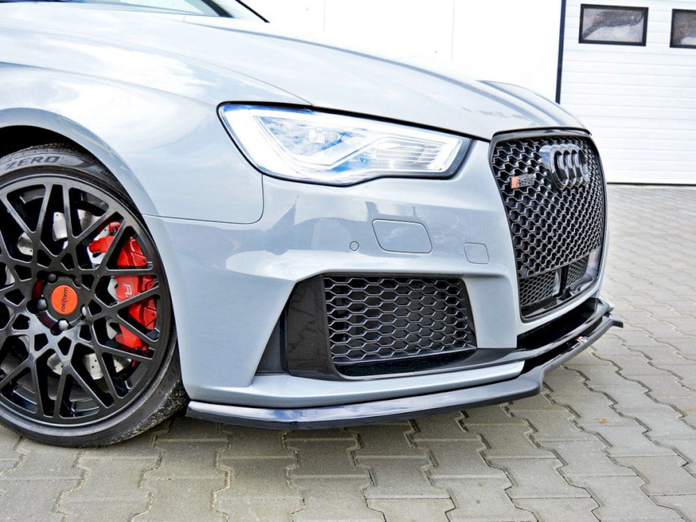 Maxton Design Front Splitter V.1 Audi RS3 8VA Sportback Pre-Facelift (2015-2016) - AU-RS3-8V-FD1G - Image 2