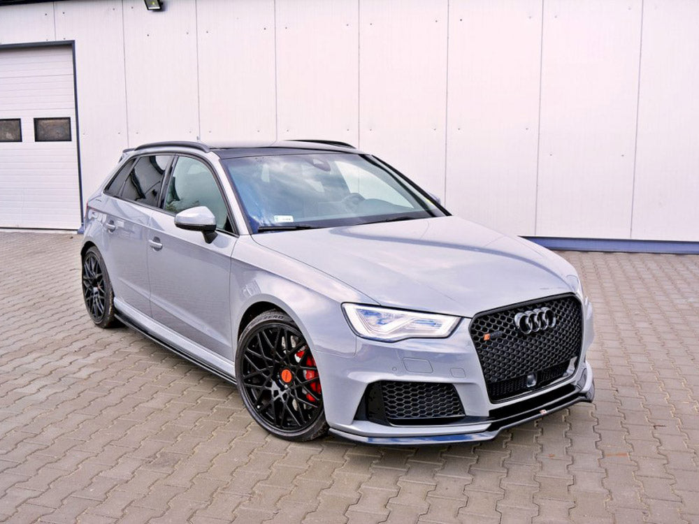 Maxton Design Front Splitter V.1 Audi RS3 8VA Sportback Pre-Facelift (2015-2016) - AU-RS3-8V-FD1G - Image 3