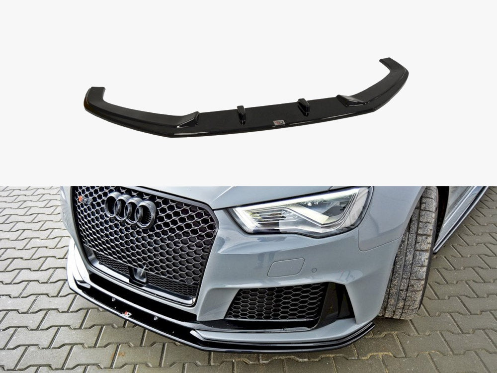 Maxton Design Front Splitter V.2 Audi RS3 8VA Sportback Pre-facelift (2015-2016) - AU-RS3-8V-FD2G - Image 1