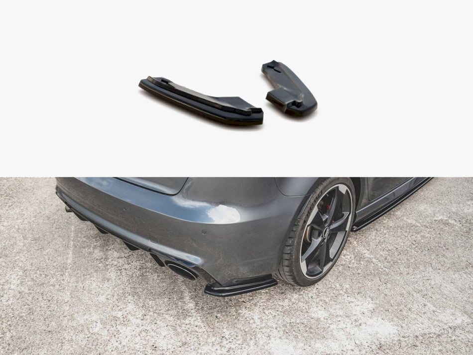 Rear Side Diffusers V1 Audi RS3 8V Sportback (2015-2016) - Carbon Look