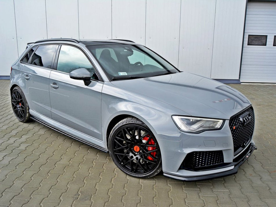 Maxton Design Side Skirts Diffusers Audi RS3 8VA Pre-facelift (2015-2016) - AU-RS3-8V-SD1G - Image 2