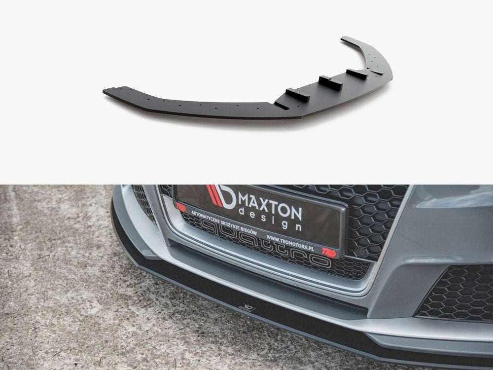 Maxton Design Street PRO Front Splitter Audi RS3 8V Sportback - AURS38VCNC-FD3B - Image 1