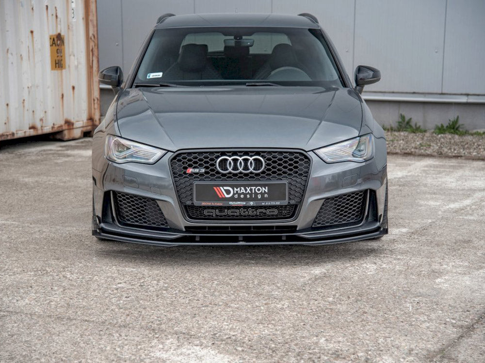 Maxton Design Street PRO Front Splitter + Flaps Audi RS3 8V Sportback - AURS38VCNC-FD3B+FSF1G - Image 2