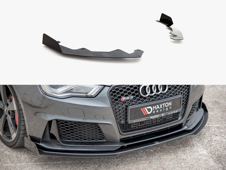 Maxton Design Front Splitter Flaps Audi RS3 8V Sportback - AURS38VCNC-FSF1G - Image 1