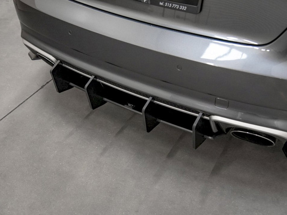 Street PRO Rear Diffuser V.2 Audi RS3 8V Sportback - Red