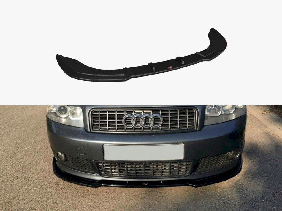 Maxton Design Front Splitter V.2 Audi A4 S-Line B6 - Carbon Look - AU-A4-B6-SLINE-FD2C - Image 1