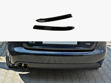 Rear Side Splitters Audi A4 B8 - Carbon Look