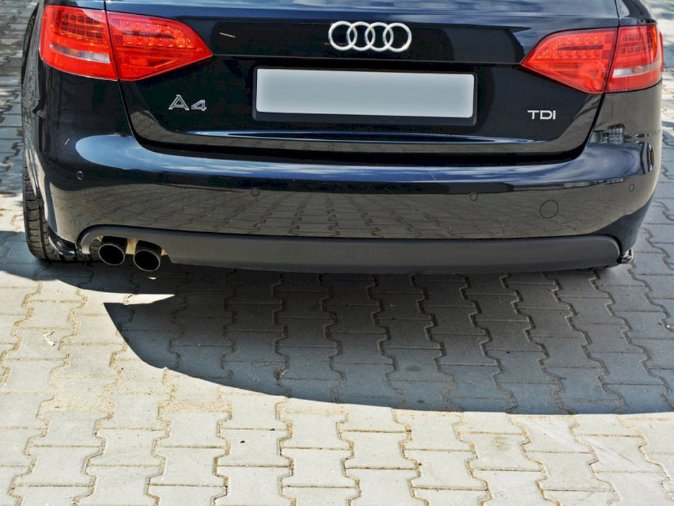 Maxton Design Rear Side Splitters Audi A4 B8 - Carbon Look - AU-A4-B8-RSD1C - Image 2