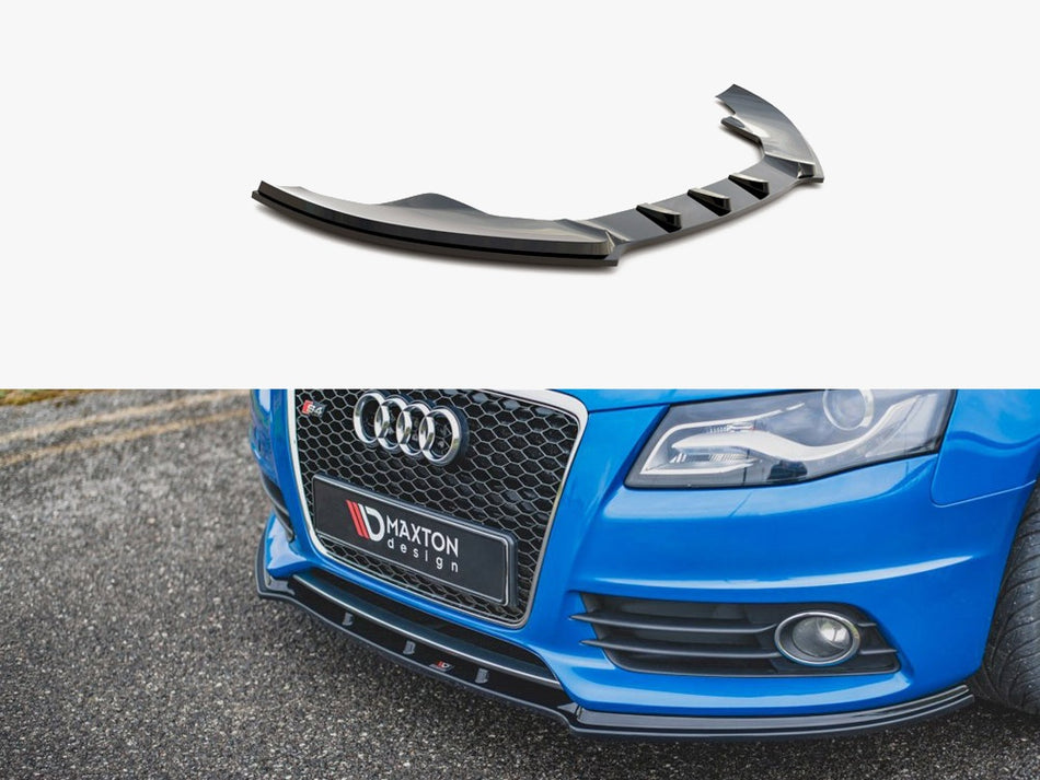 Maxton Design Front Splitter V.1 Audi S4 / A4 S-Line B8 - AU-S4-B8-FD1G - Image 1