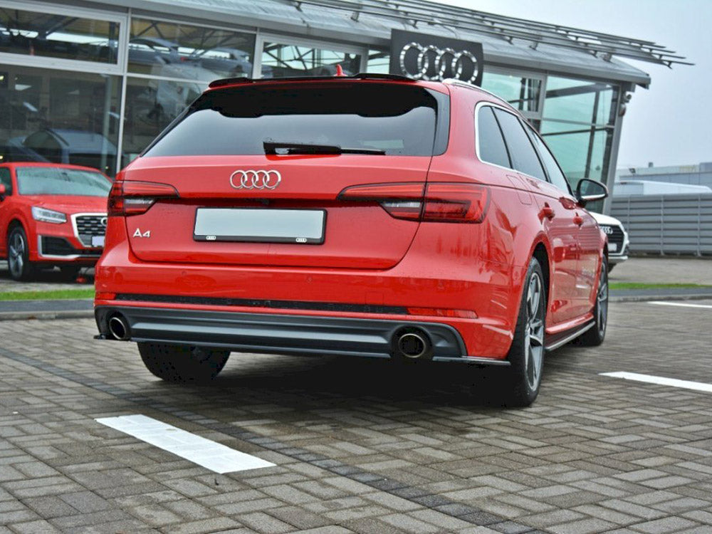 Maxton Design Central Rear Splitter Audi A4 S-Line B9 Avant - AU-A4-B9-SLINE-AV-RD1G - Image 2