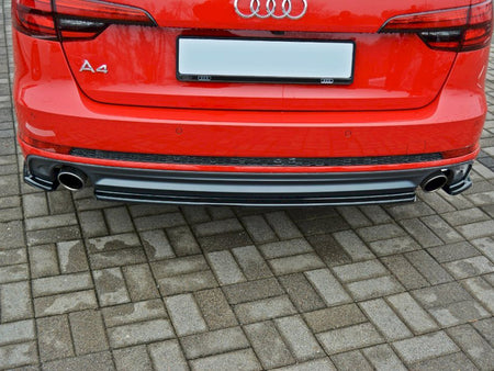 Maxton Design Central Rear Splitter Audi A4 S-Line B9 Avant - AU-A4-B9-SLINE-AV-RD1G - Image 3