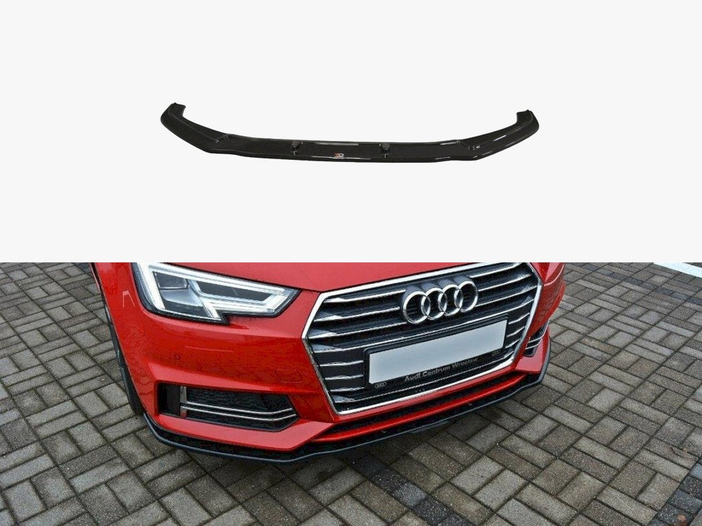 Maxton Design Front Splitter V.2 Audi S4 / A4 S-line B9 - AU-A4-B9-SLINE-FD2G - Image 1