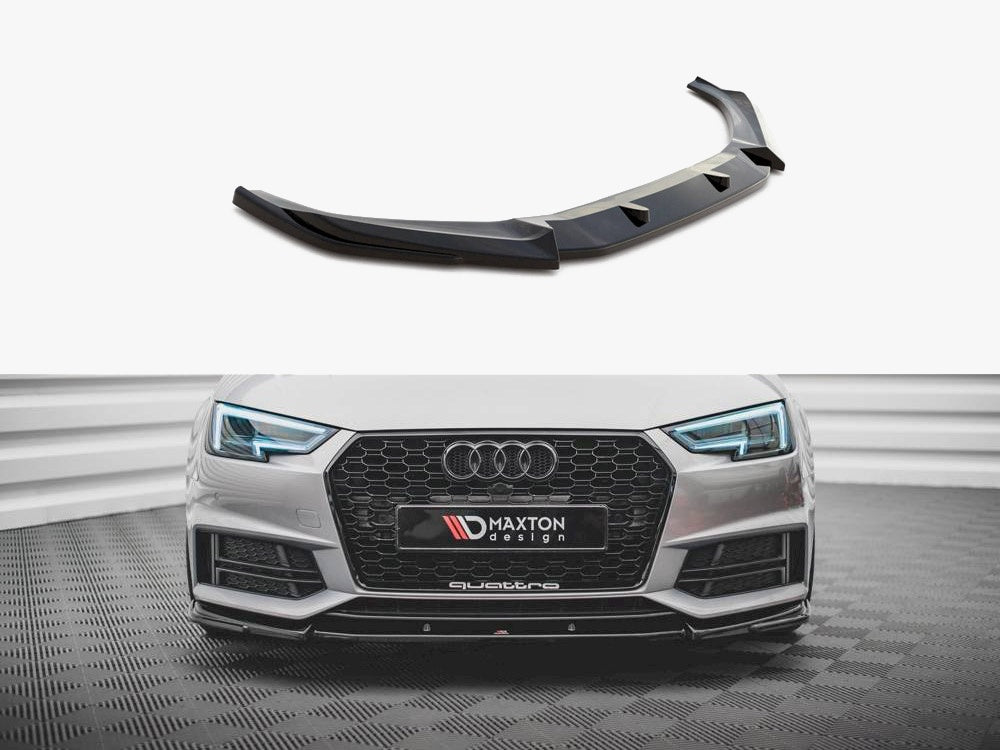 Maxton Design Front Splitter V.3 Audi S4 / A4 S-line B9 - AU-A4-B9-SLINE-FD3G - Image 1