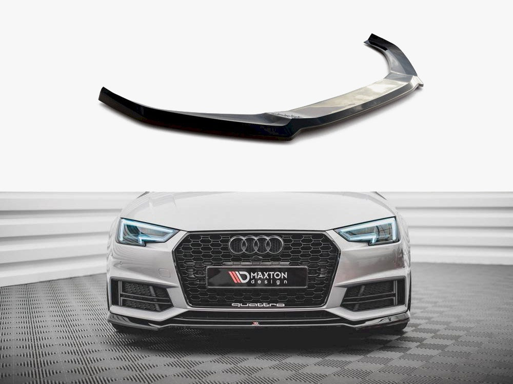 Maxton Design Front Splitter V.4 Audi S4 / A4 S-line B9 - AU-A4-B9-SLINE-FD4G - Image 1
