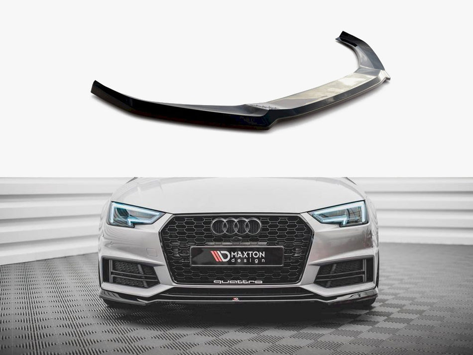 Maxton Design Front Splitter V.4 Audi S4 / A4 S-line B9 - AU-A4-B9-SLINE-FD4G - Image 1
