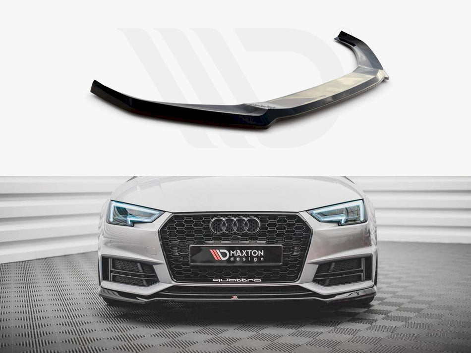 MAXTON DESIGN Front Splitter V.4 Audi S4 / A4 S-line B9