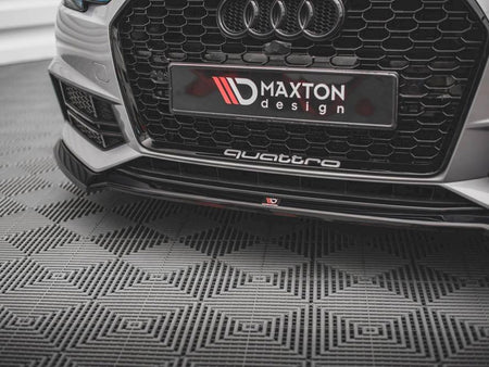 Maxton Design Front Splitter V.4 Audi S4 / A4 S-line B9 - AU-A4-B9-SLINE-FD4G - Image 2