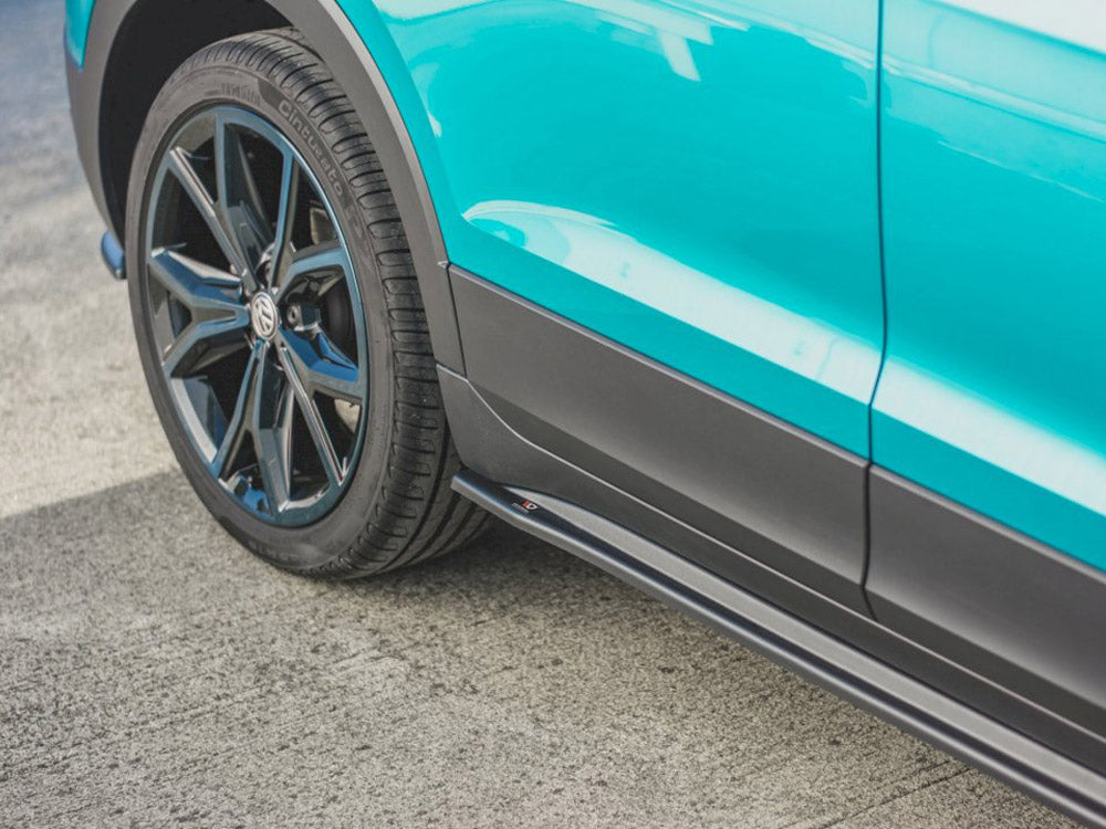 Side Skirts Diffusers VW T Cross (2018-) - Carbon Look