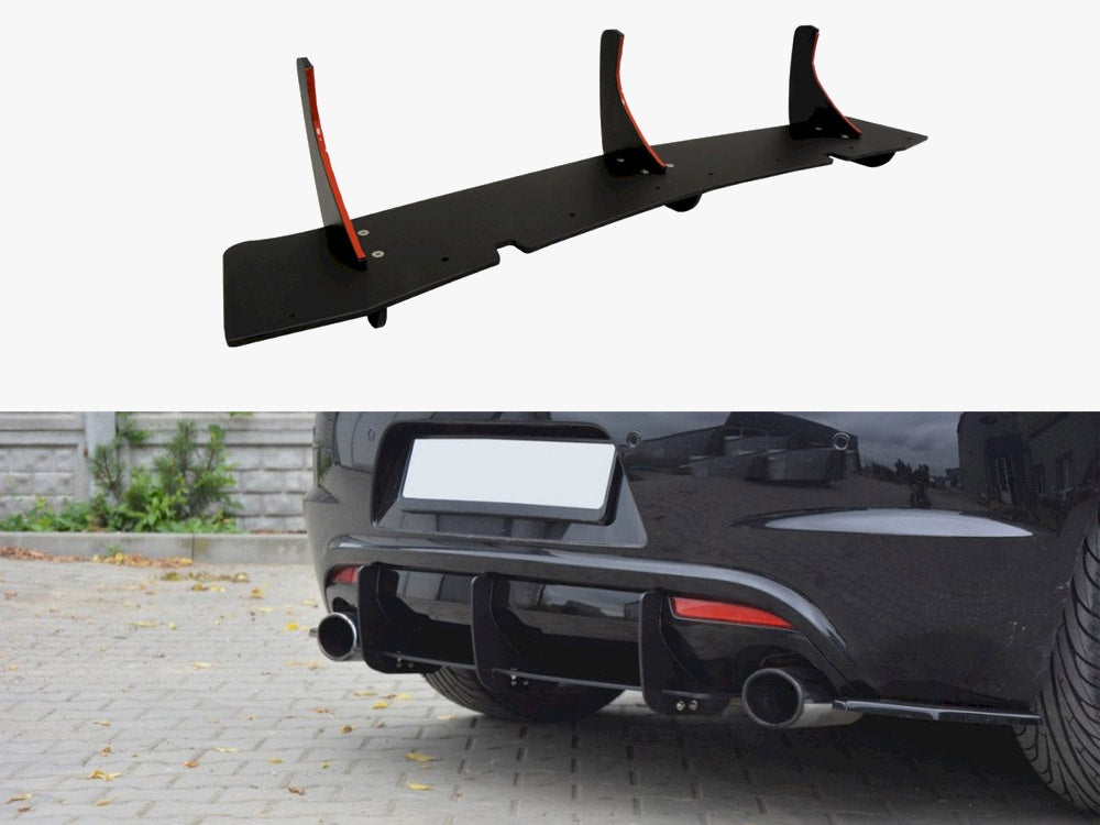 Maxton Design VW Scirocco R Rear Diffuser &amp; Rear Side Splitters - VW-SC-3-R-CNC-RS1A - Image 1