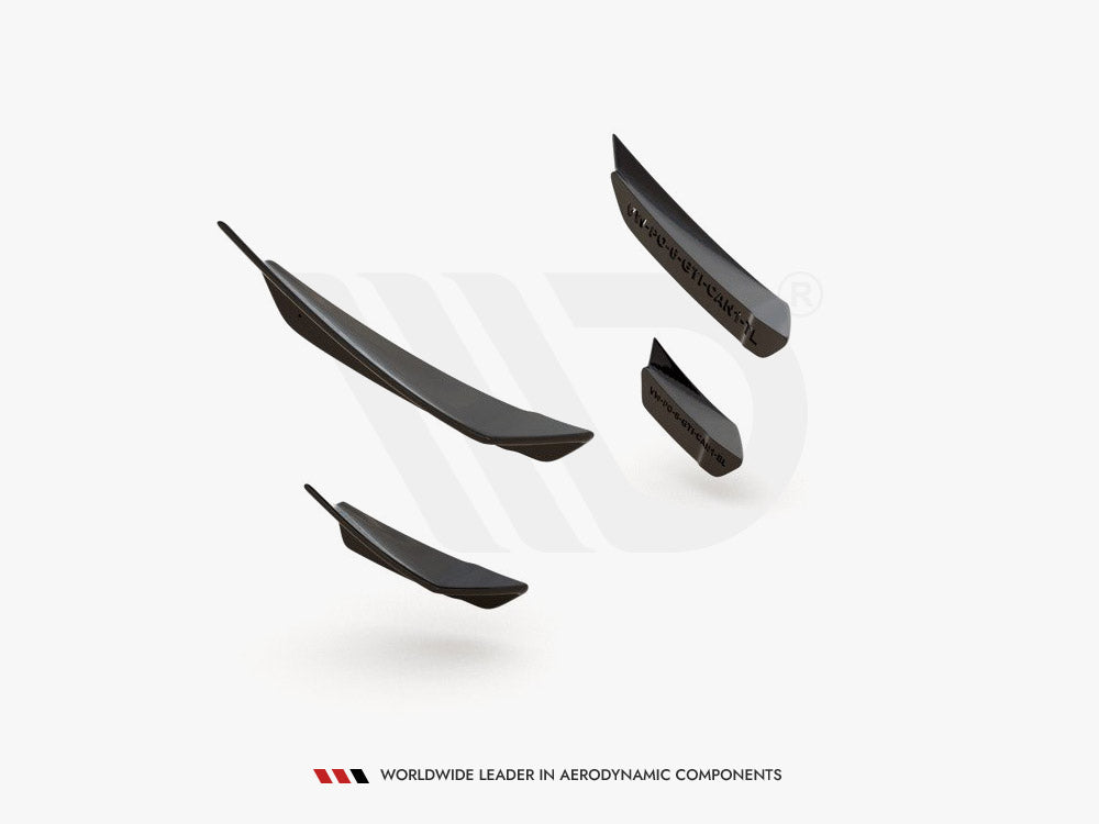 Maxton Design Front Bumper Wings (Canards) VW Polo GTI Mk6 - VW-PO-6-GTI-CAN1 - Image 4