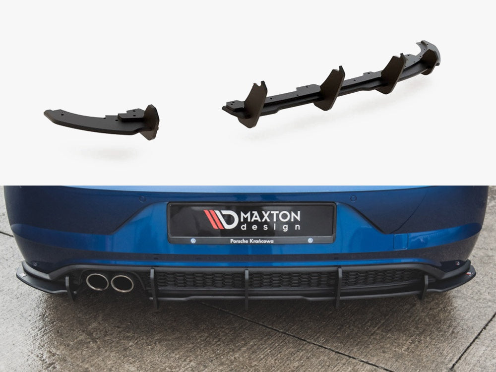 Maxton Design Street PRO Rear Valance VW Polo GTI Mk6 - VWPO6GTICNC-RS3B - Image 1