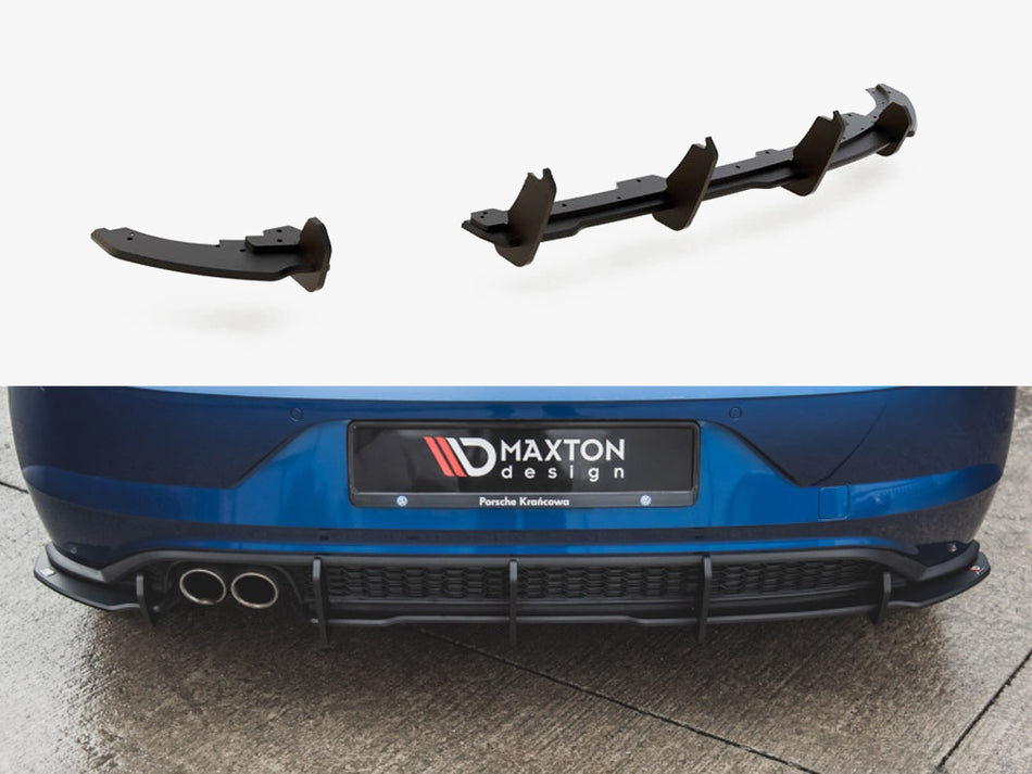 Maxton Design Street PRO Rear Valance VW Polo GTI Mk6 - VWPO6GTICNC-RS3B - Image 1