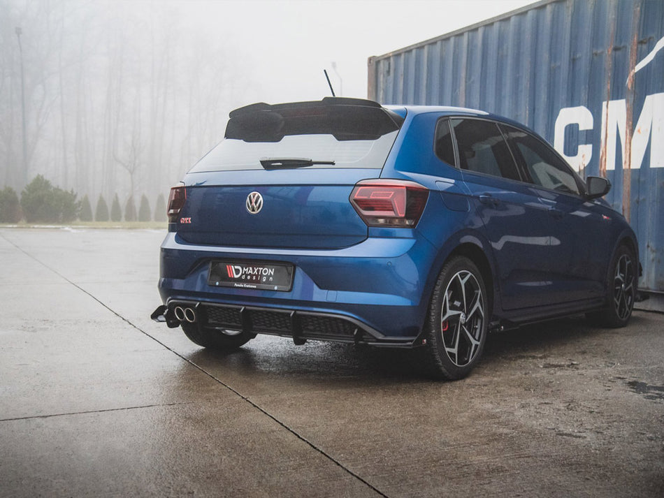 Maxton Design Street PRO Rear Valance + Flaps VW Polo GTI Mk6 - VWPO6GTICNC-RS3B+RSF1G - Image 2