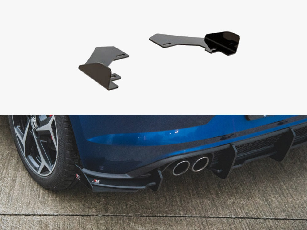 Maxton Design Rear Side Flaps VW Polo GTI Mk6 - VWPO6GTICNC-RSF1G - Image 1